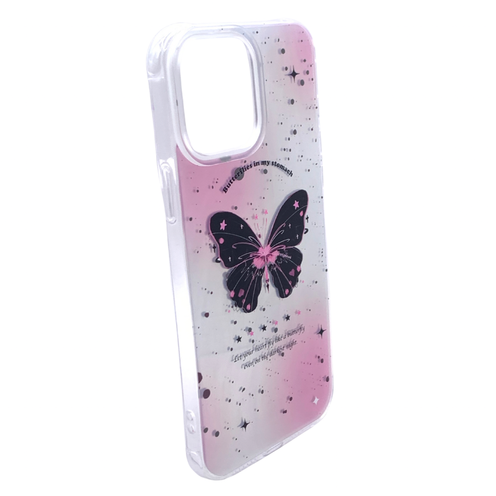 Carcasa Para iPhone 13 Pro Max Estilo Mariposa