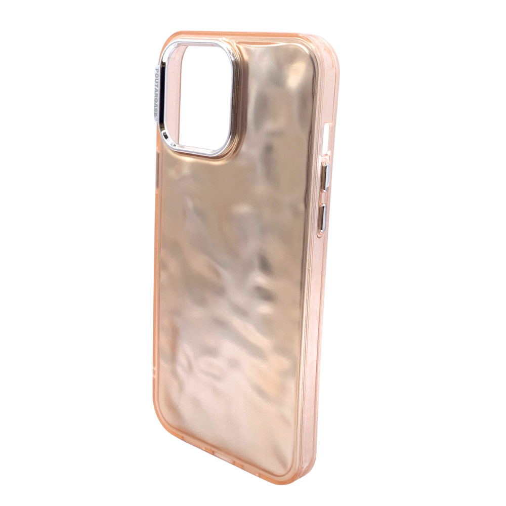 Carcasa Para iPhone 13 Pro Max Estilo Metálico Ondulado