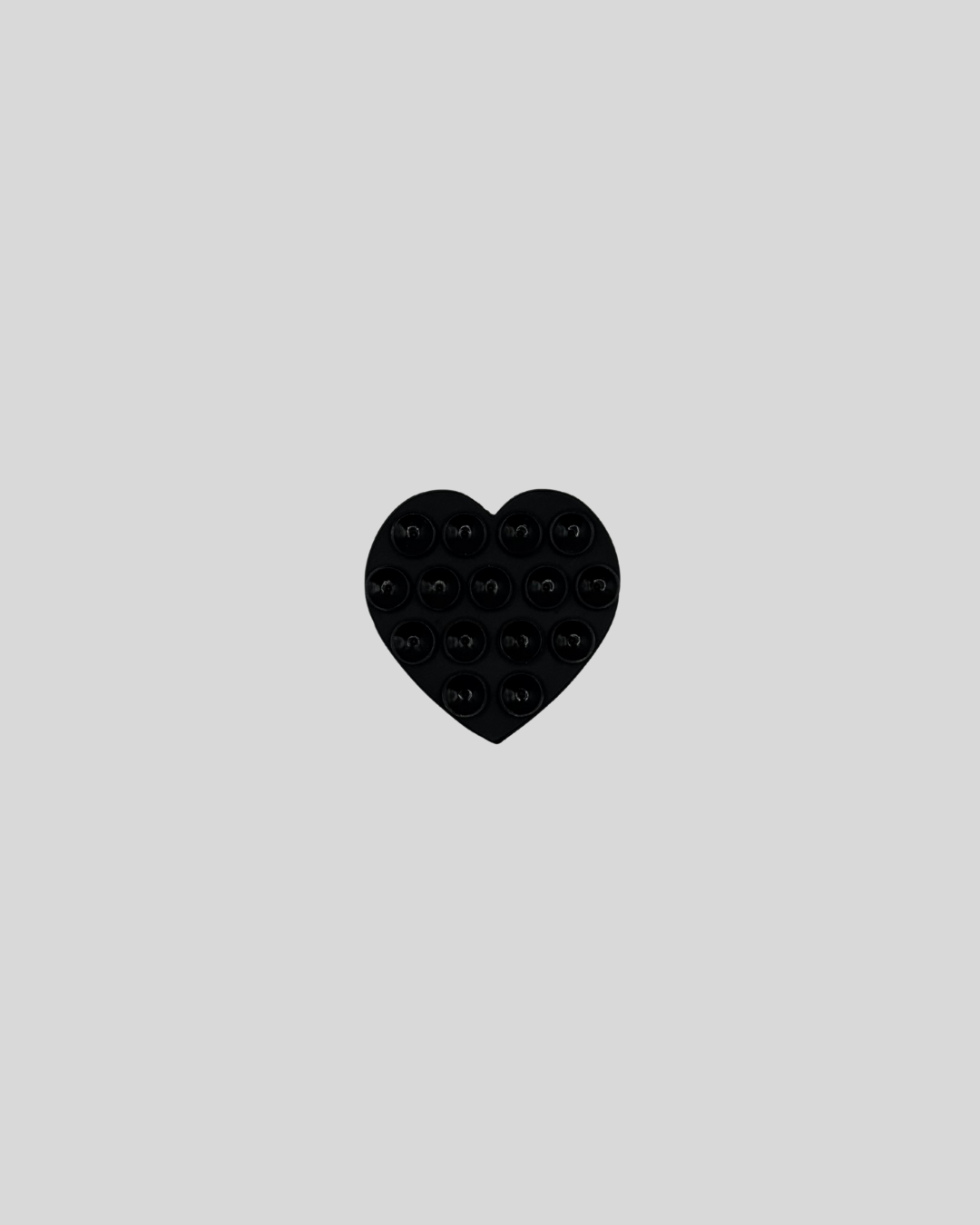 Ventosa para teléfono con forma de corazón