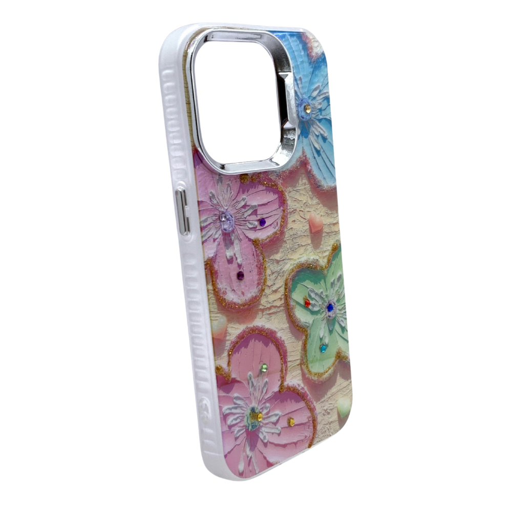 Carcasa Para iPhone 15 Pro Estilo Floral
