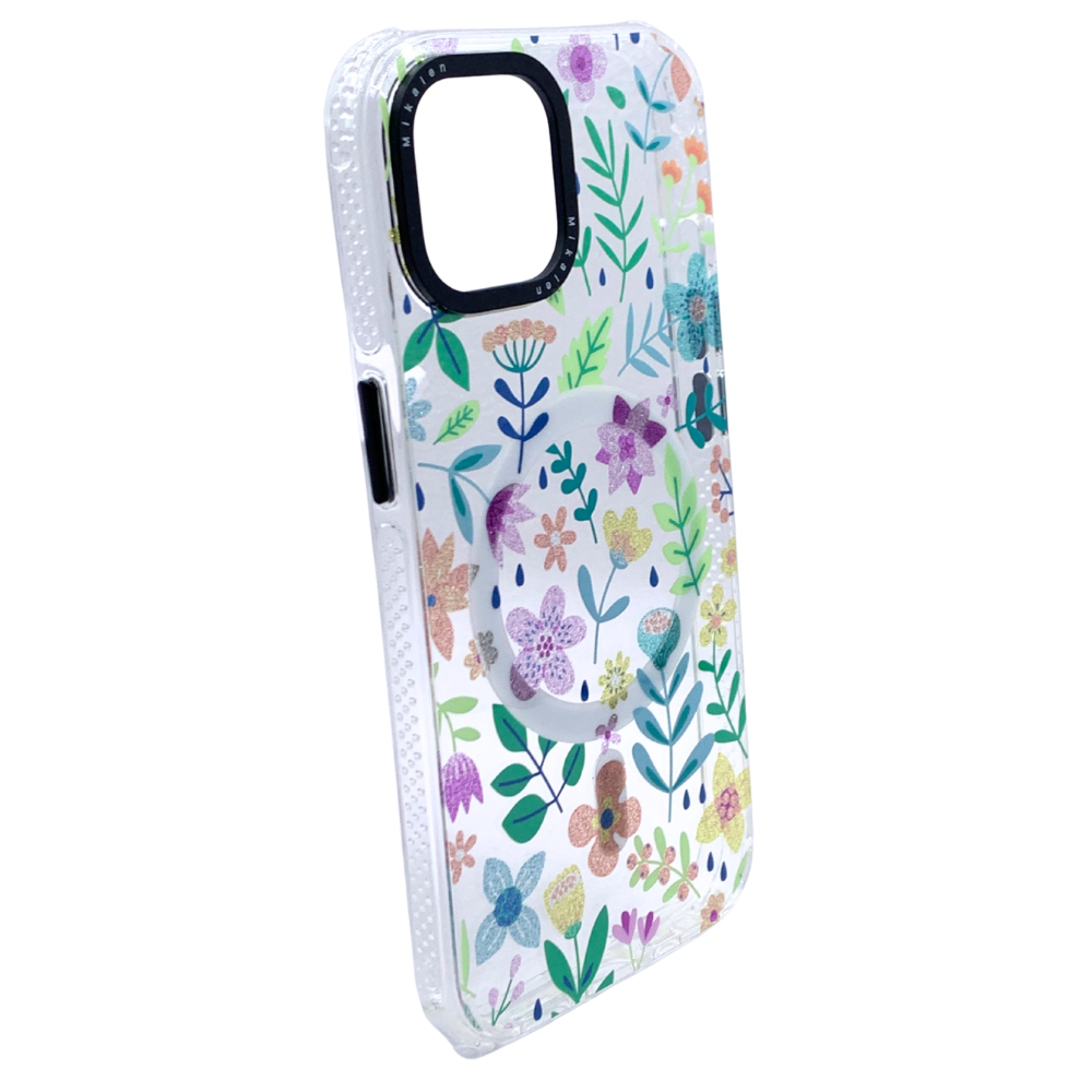 Carcasa Para iPhone 14 MagSafe Floral