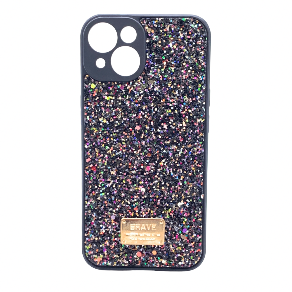 Carcasa Para iPhone 13 Purpurina Brillante