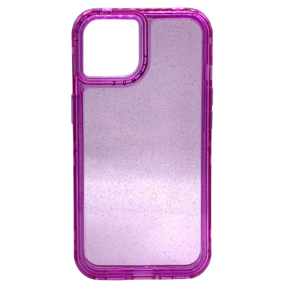 Carcasa Para iPhone 16 E Transparente Con Glitter