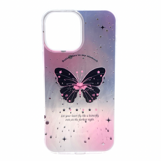 Carcasa Para iPhone 13 Pro Max Estilo Mariposa