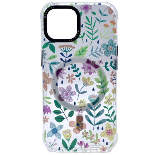 Carcasa Para iPhone 14 MagSafe Floral
