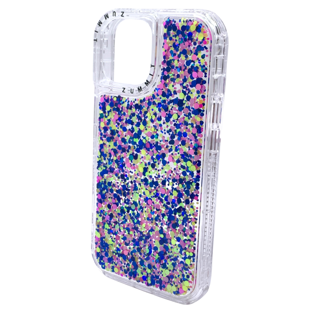 Carcasa Para iPhone 15 Estilo Glitter Reforzada