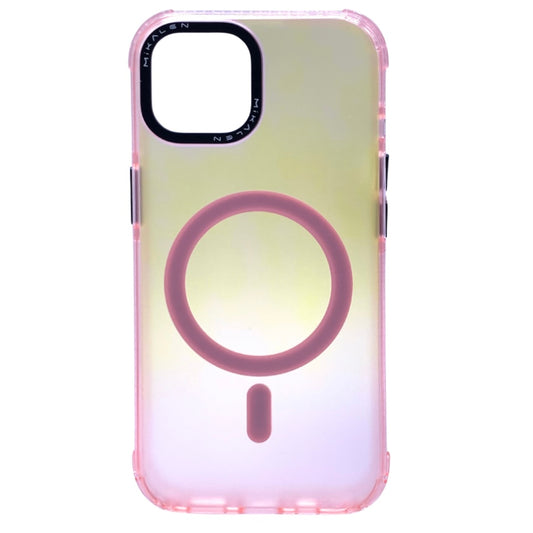 Carcasa Para iPhone 15 Rosada Tornasol