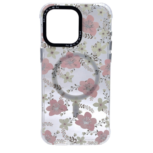 Carcasas Para iPhone 15 Pro Max MagSafe Floral
