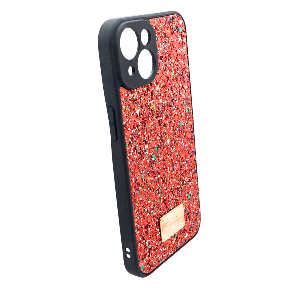 Carcasa Para iPhone 13 Purpurina Brillante