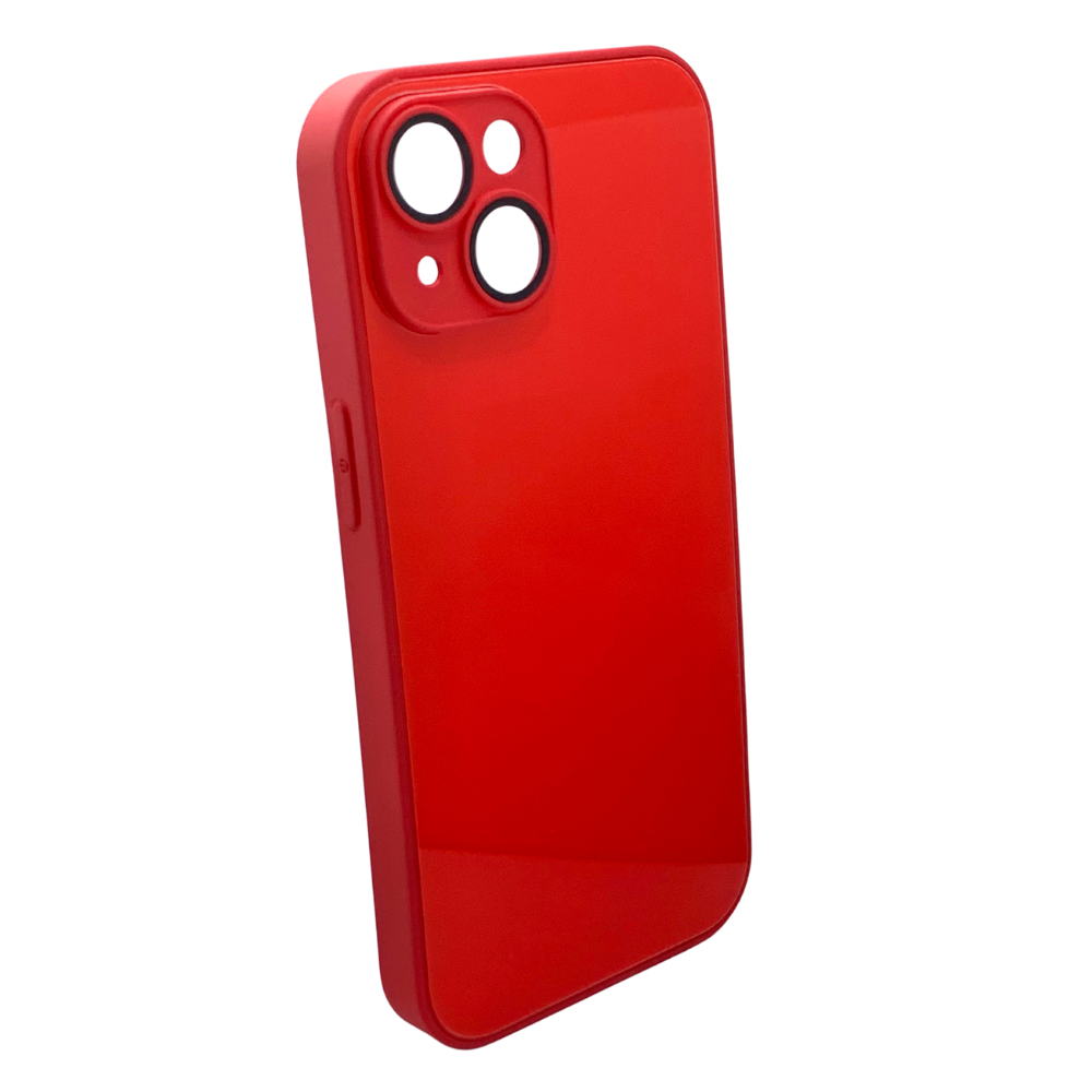 Carcasa Para iPhone 15 Color Sólido Rojo
