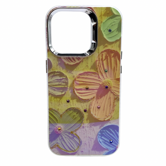 Carcasa Para iPhone 15 Pro Estilo Floral