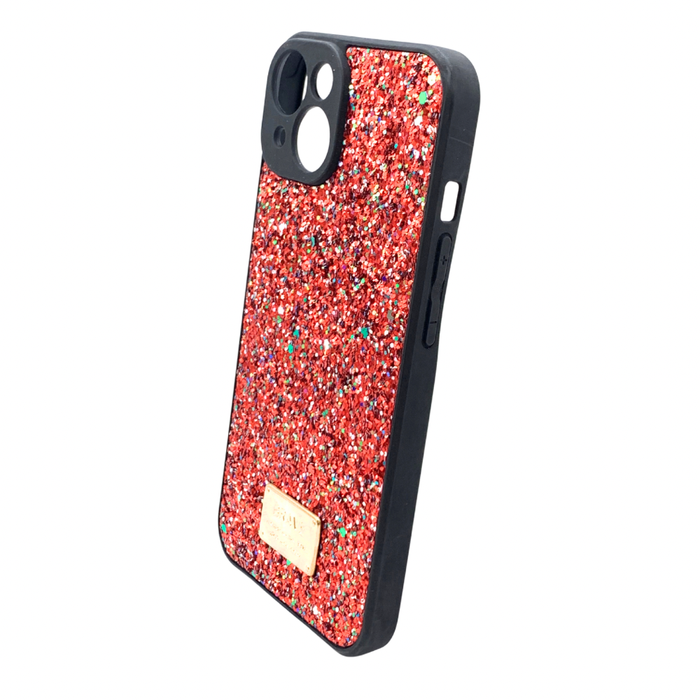 Carcasa Para iPhone 13 Purpurina Brillante