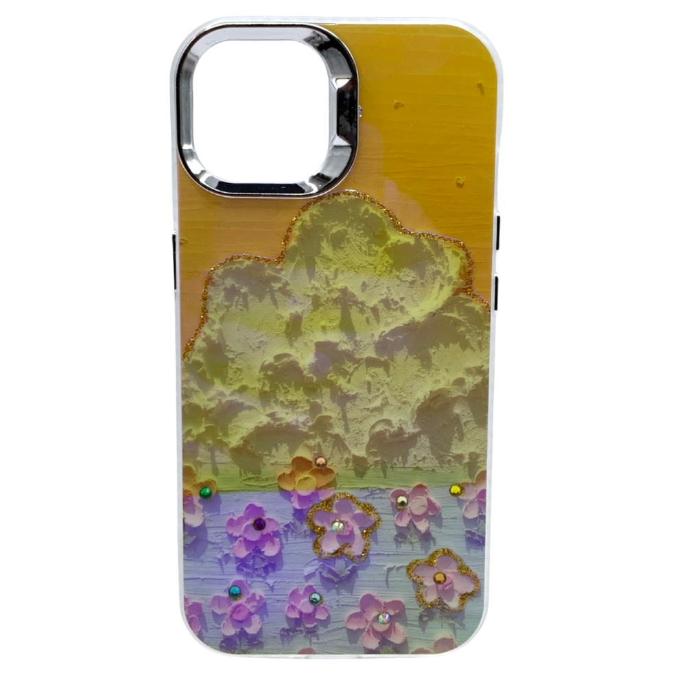 Carcasa Para iPhone 15 Estilo Floral