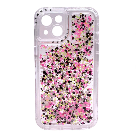 Carcasa Para iPhone 13 y iPhone 14 Transparente Con Glitter