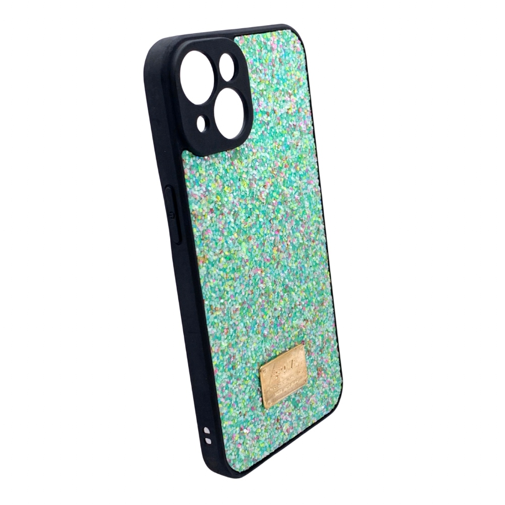 Carcasa Para iPhone 13 Purpurina Brillante