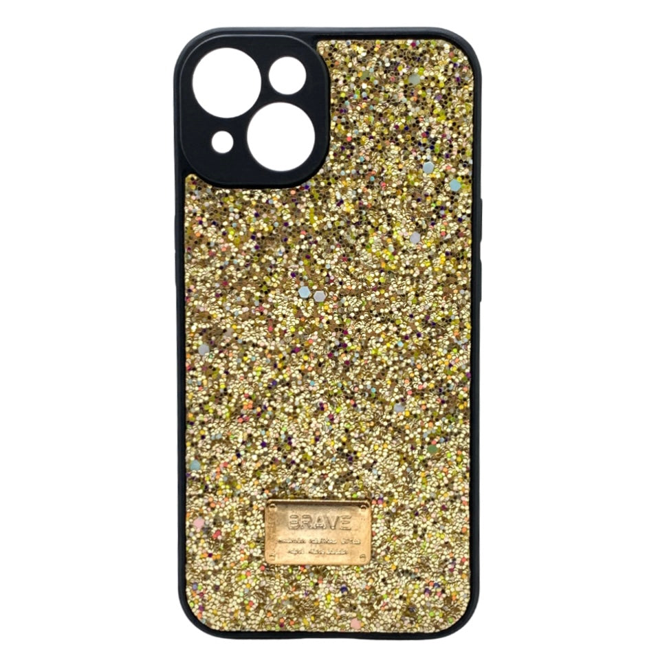 Carcasa Para iPhone 13 Purpurina Brillante