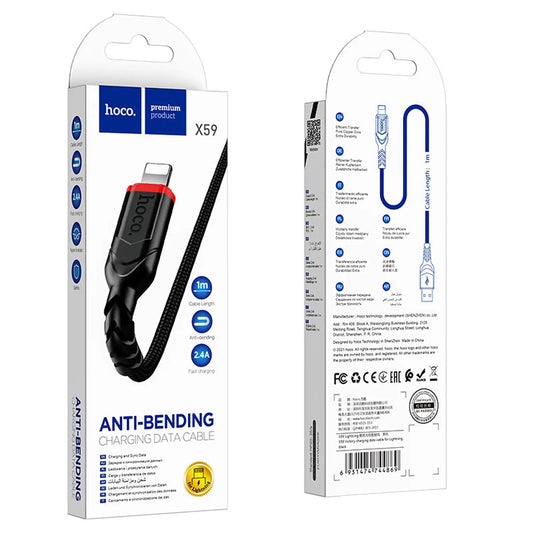 Cable para iPhone reforzado Hoco X59
