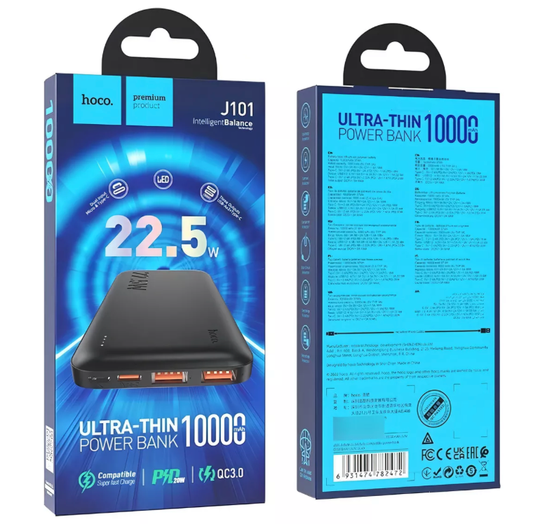 Batería portátil HOCO J101A 10.000mAh