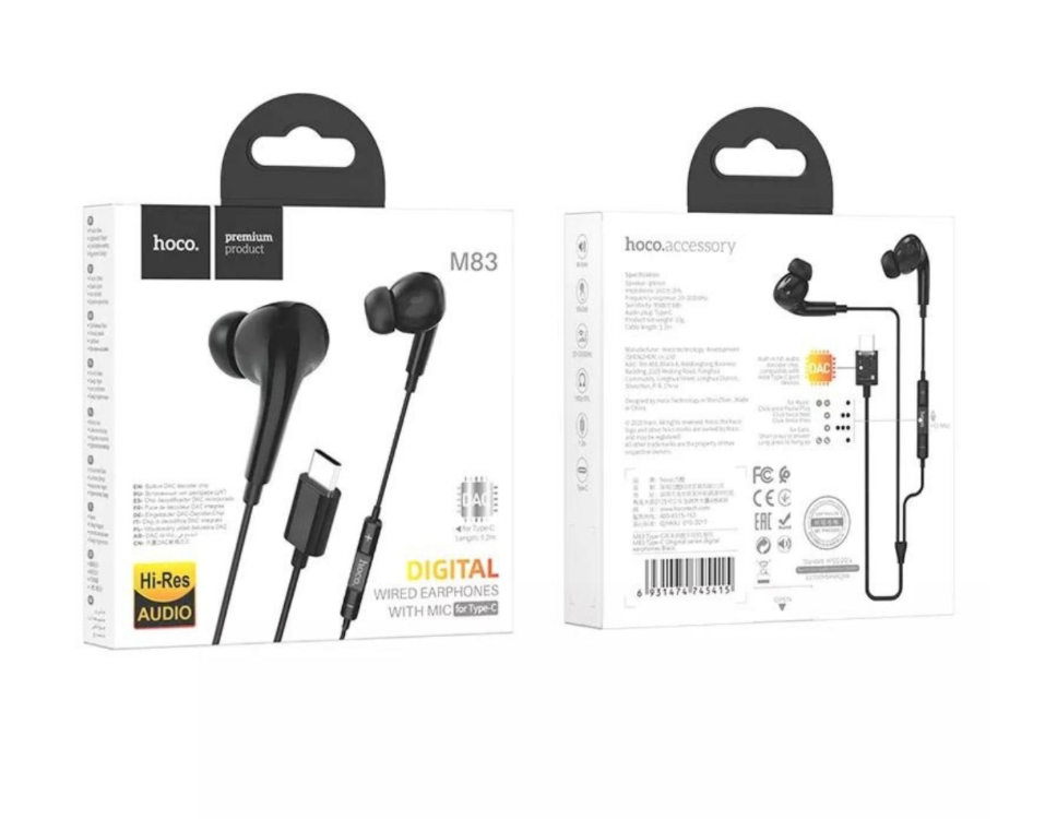 Audífonos Hoco M83 Tipo C