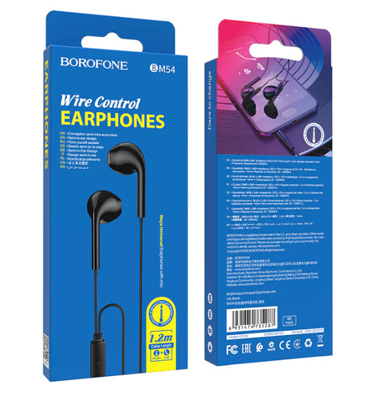 Borofone BM54 Audífonos sin gomitas