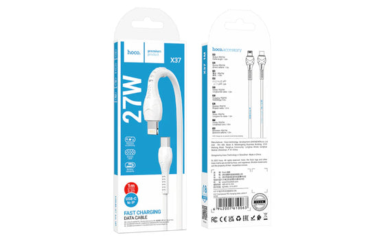 Cable de carga Tipo C a Lightning Hoco X37 27w