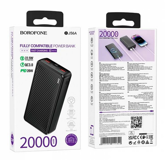 Batería portátil borofone BJ56A 20.000 mAh