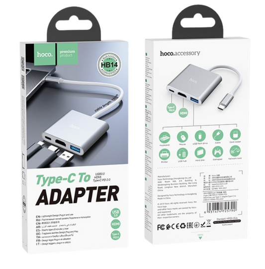 Hub Hoco HB14 Tipo C