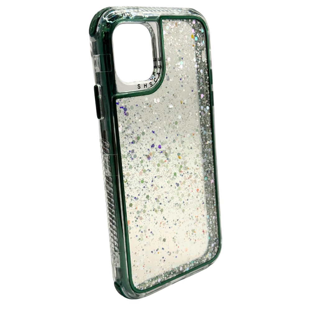 Carcasa 360 para iPhone 11 estilo Glitter