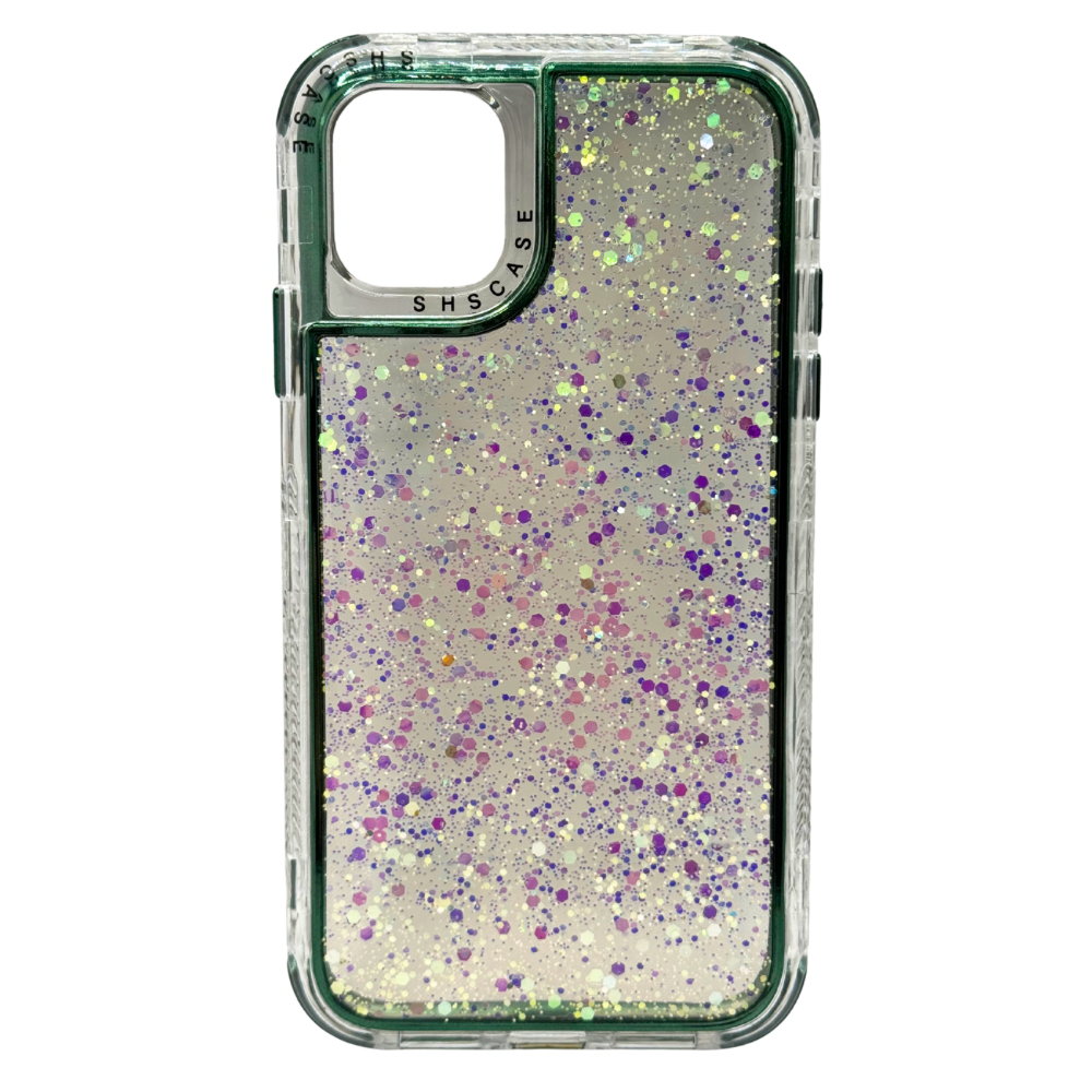 Carcasa 360 para iPhone 11 estilo Glitter