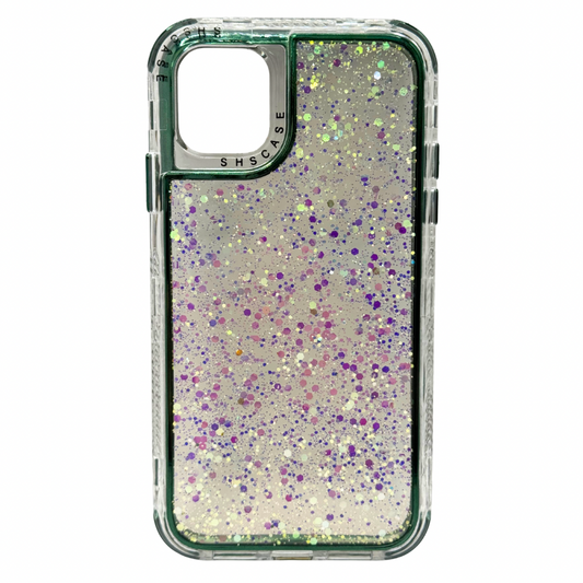 Carcasa 360 para iPhone 11 estilo Glitter