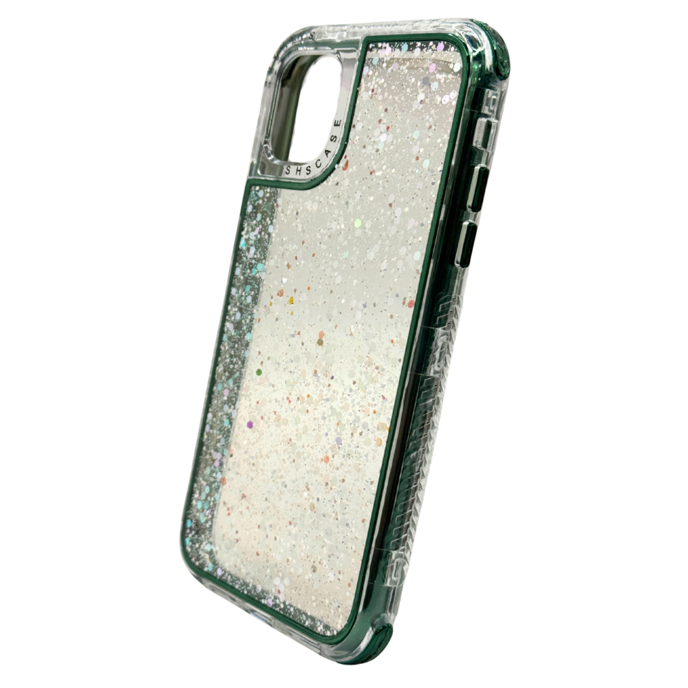 Carcasa 360 para iPhone 11 estilo Glitter
