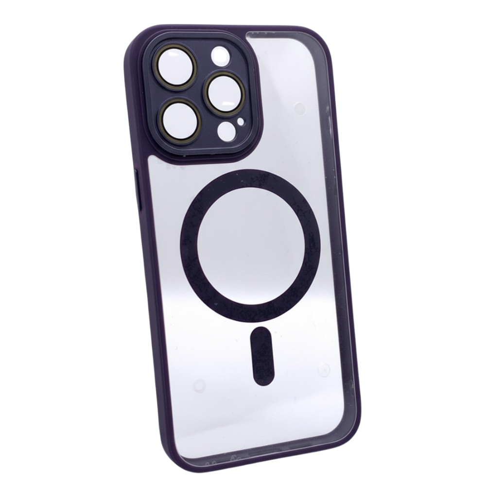 Carcasa Para iPhone 15 Pro Max Transparente MagSafe