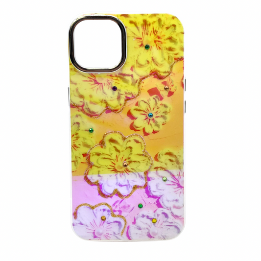 Carcasa Para iPhone 13 y iPhone 14 Estilo Floral