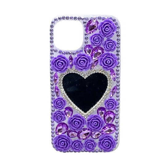 Carcasa Para iPhone 13 Espejo Corazón