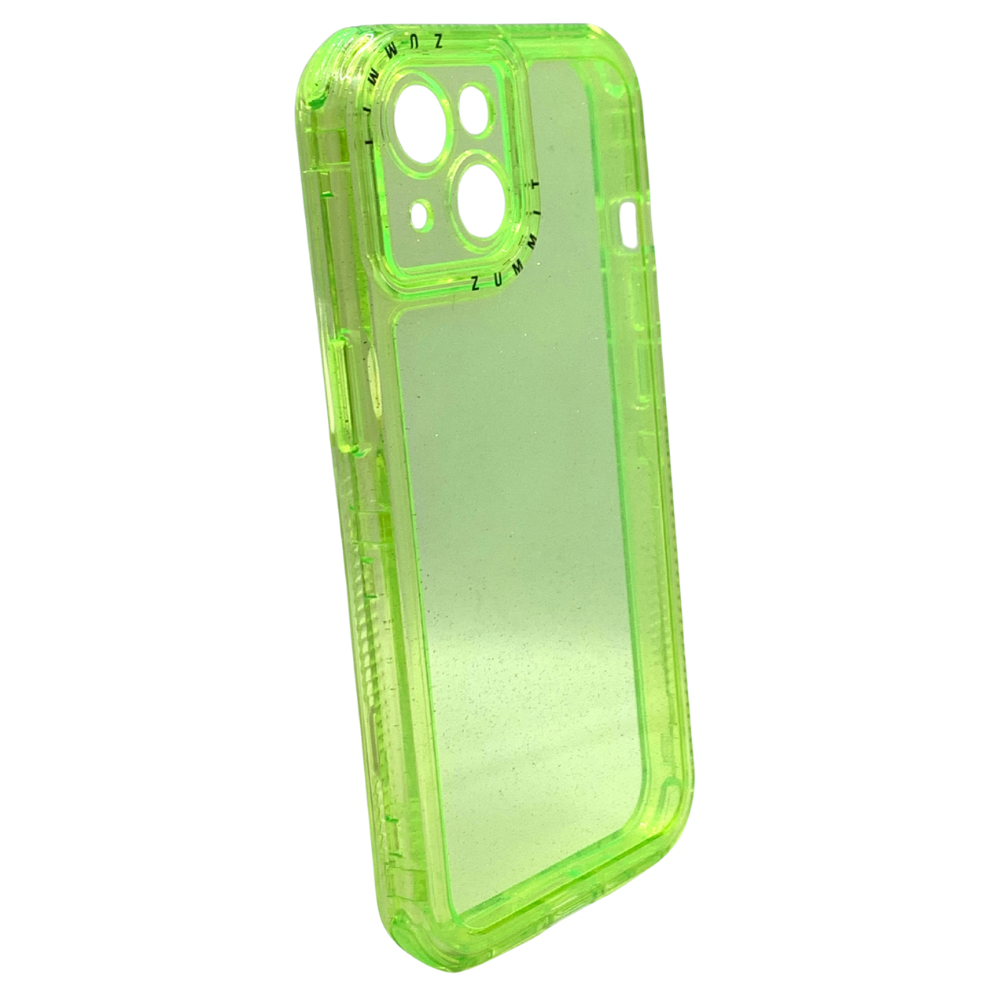 Carcasa Para iPhone 13, iPhone 14 Transparente Con Glitter