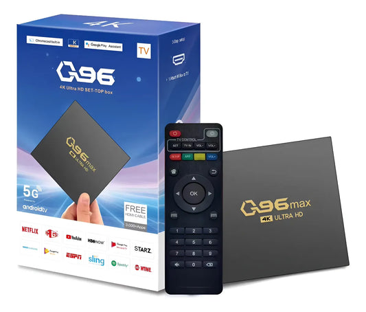 Tv Box Q96 4K Ultra HD android TV