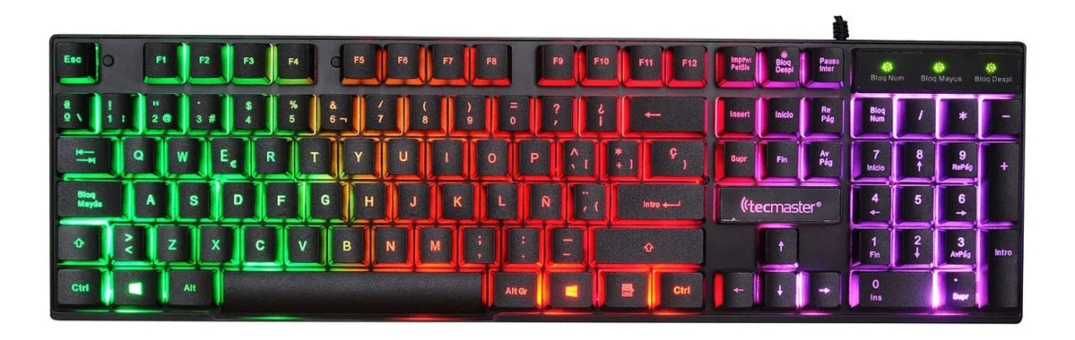 Teclado Gamer Retroiluminado Tecmaster