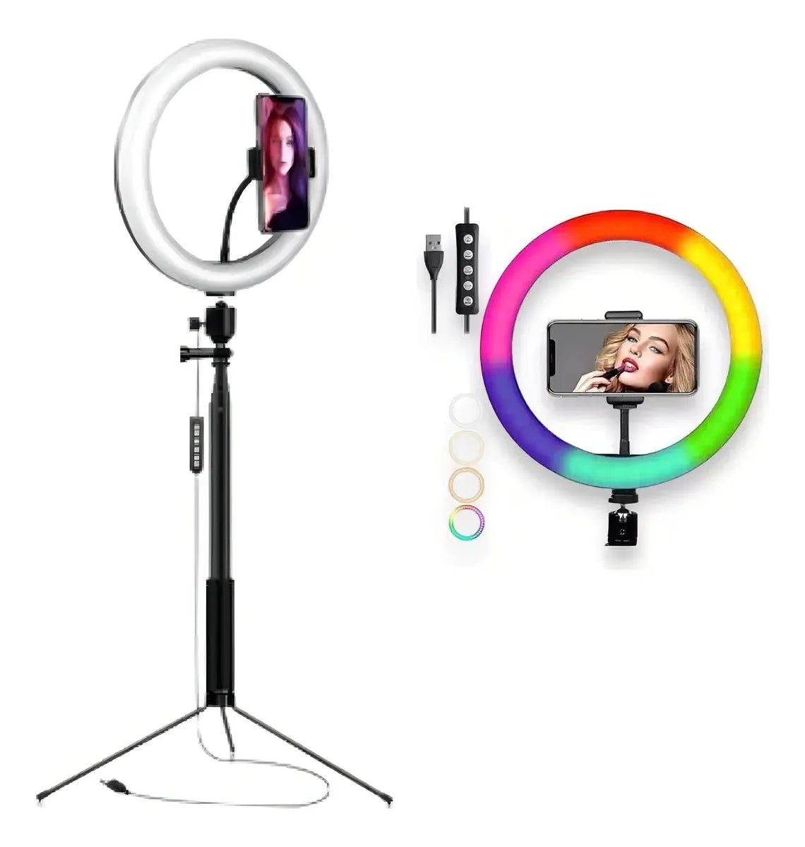 Aro de luz RGB de 36''