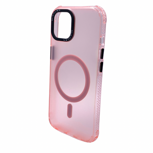 Carcasa Para iPhone 15 Rosada Tornasol