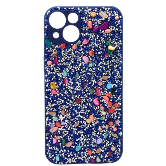 Carcasa Para iPhone 13 y iPhone 14 Estilo Brillos y Gemas