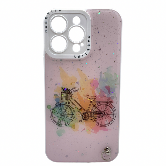 Carcasa Para iPhone 15 Pro Max Diseño Bicicleta
