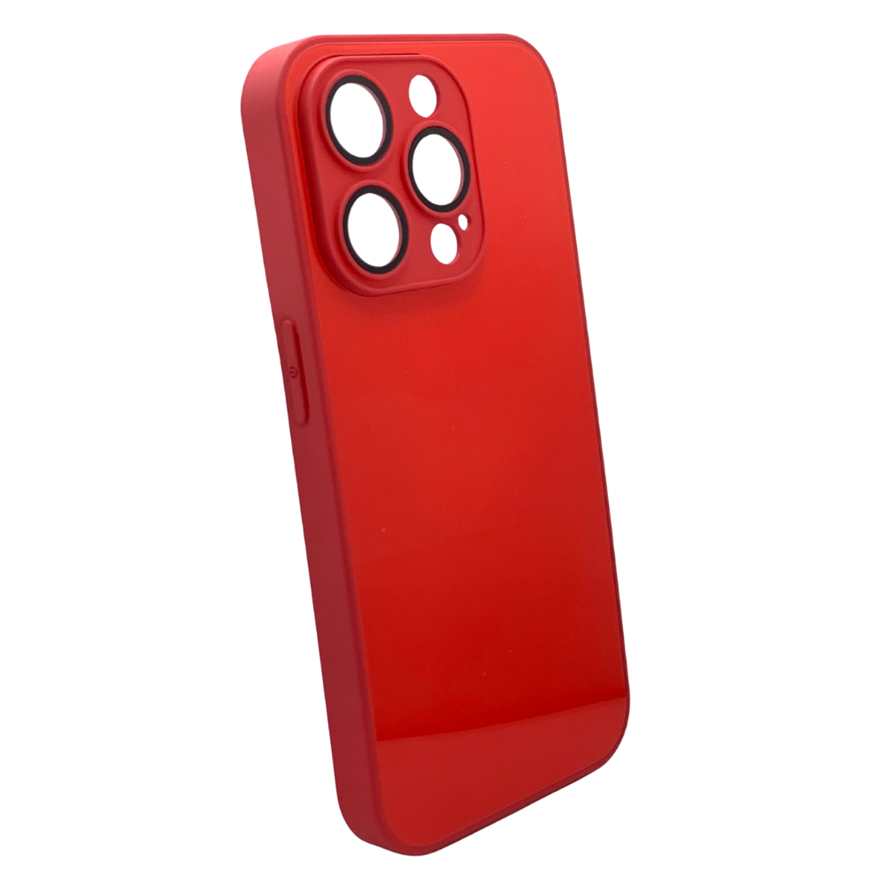 Carcasa Para iPhone 15 Pro Max Rojo Sólido