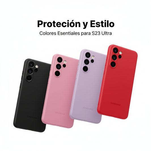 Carcasa de Silicona Para Samsung S23 Ultra