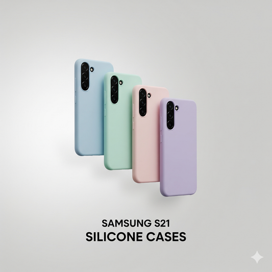 Funda de silicona suave para Samsung S21