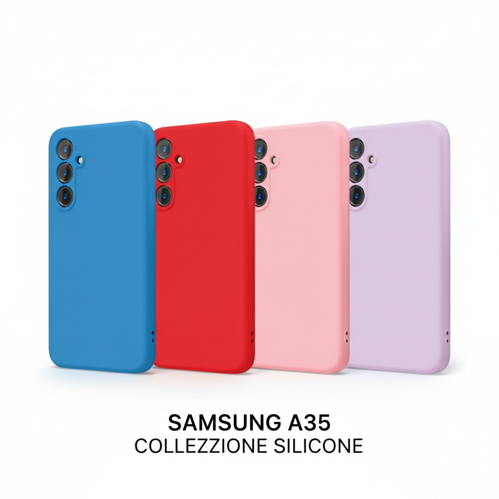 Funda Silicona Líquida Samsung A35 - Carcasa Soft-Touch en Colores Vibrantes