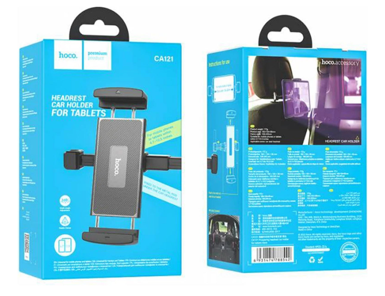 Soporte para auto de asiento trasero Hoco CA121