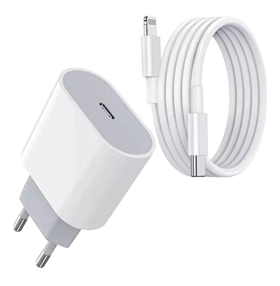 Cargador mas cable 20W Carga Rápida  para tu iPhone