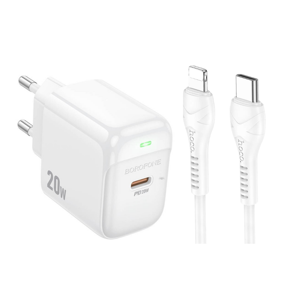 Cargador tipo C a Lightning Borofone y Hoco