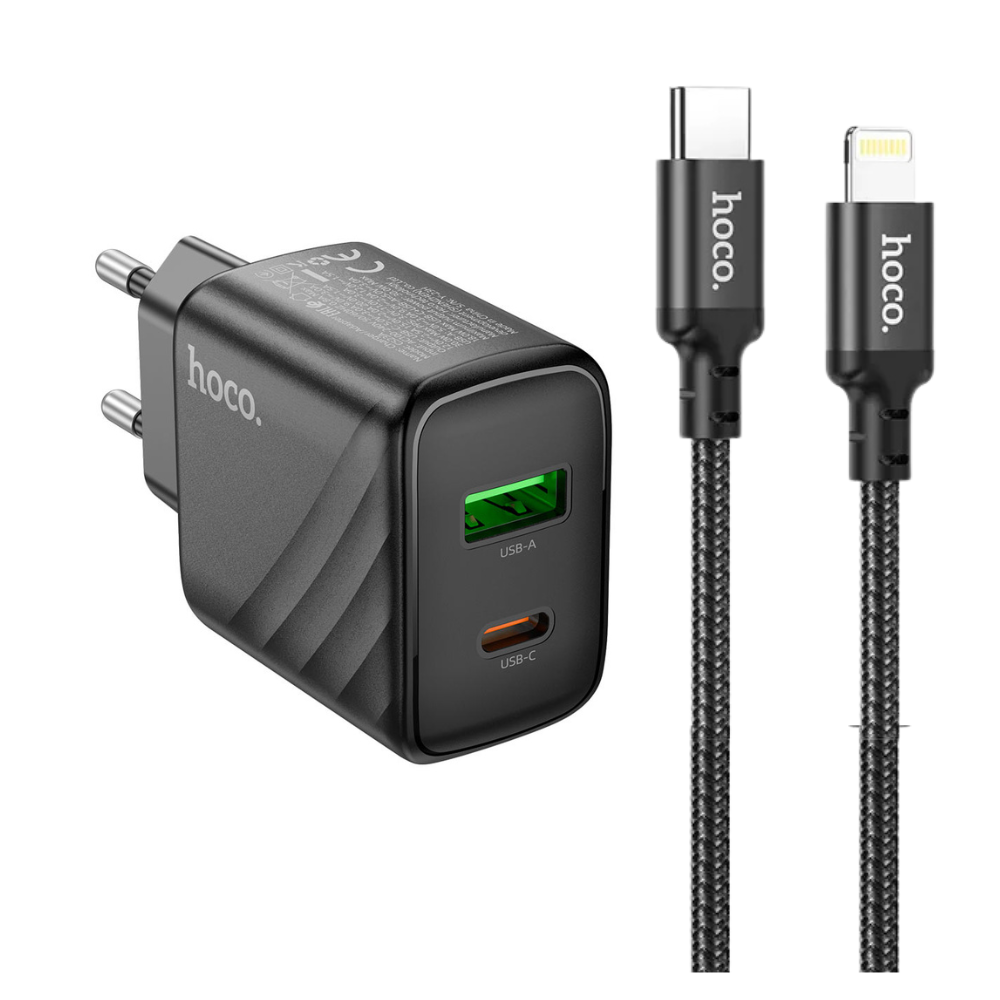 Cargador Rápido con cable C a Lightning Hoco CS23A 1m