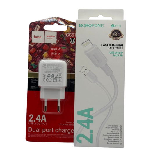 Cargador completo 12w Lightning